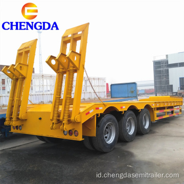 60 ton trailer gooseneck lowbed yang dapat dilepas